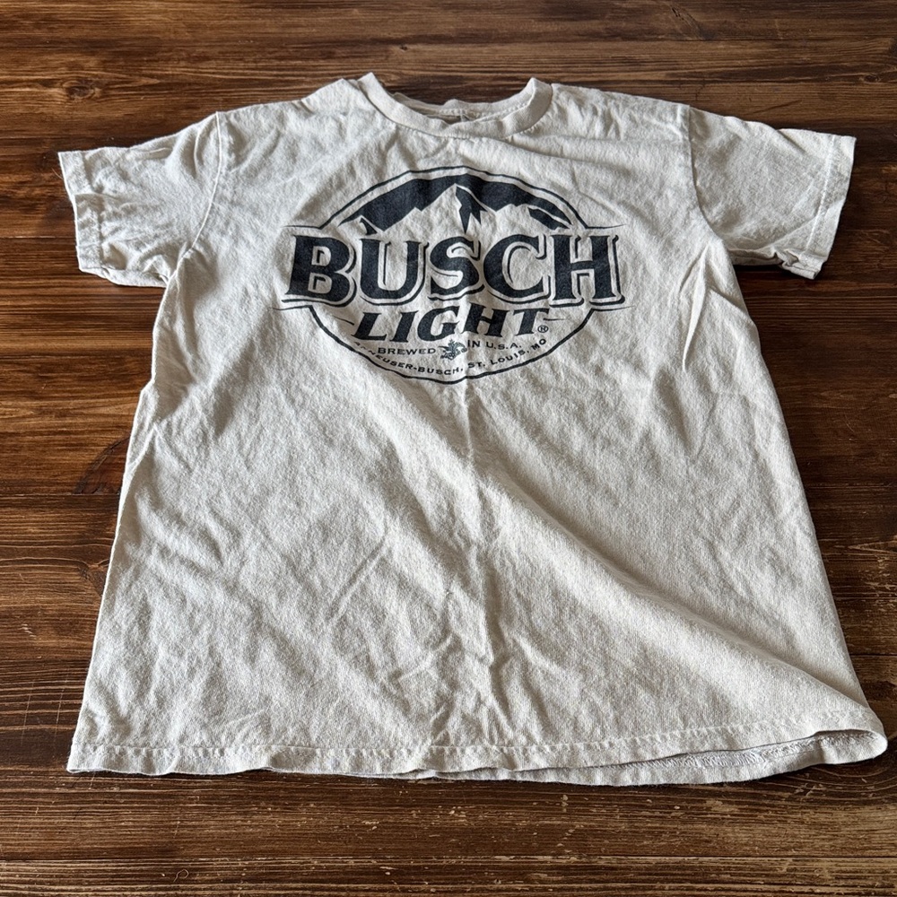 Busch Light Gray Short Sleeve Tee